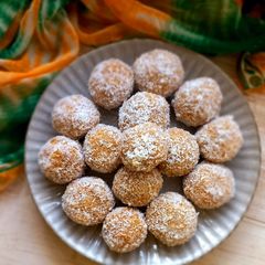 Pumpkin ladoo A picture of Pumpkin ladoo.