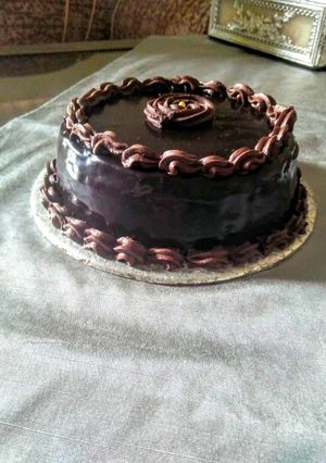 A picture of Chocolate cake 🎂🎂.
