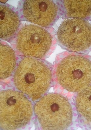 صورة لوصفة بنيون بالقطايف