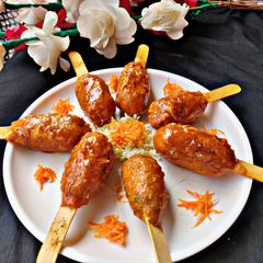A picture of Indo Chinese Veg Lollipop.