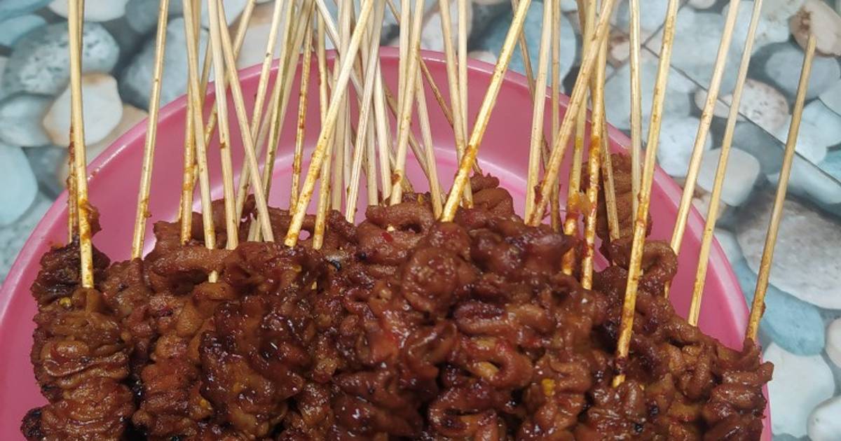 Resep Sate Usus Ala Angkringan Oleh Intan Dewi Saputri Cookpad