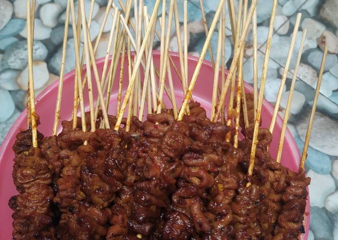 Resep Sate Usus Ala Angkringan Oleh Intan Dewi Saputri Cookpad