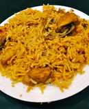 Leftover Chicken Curry Pulao
