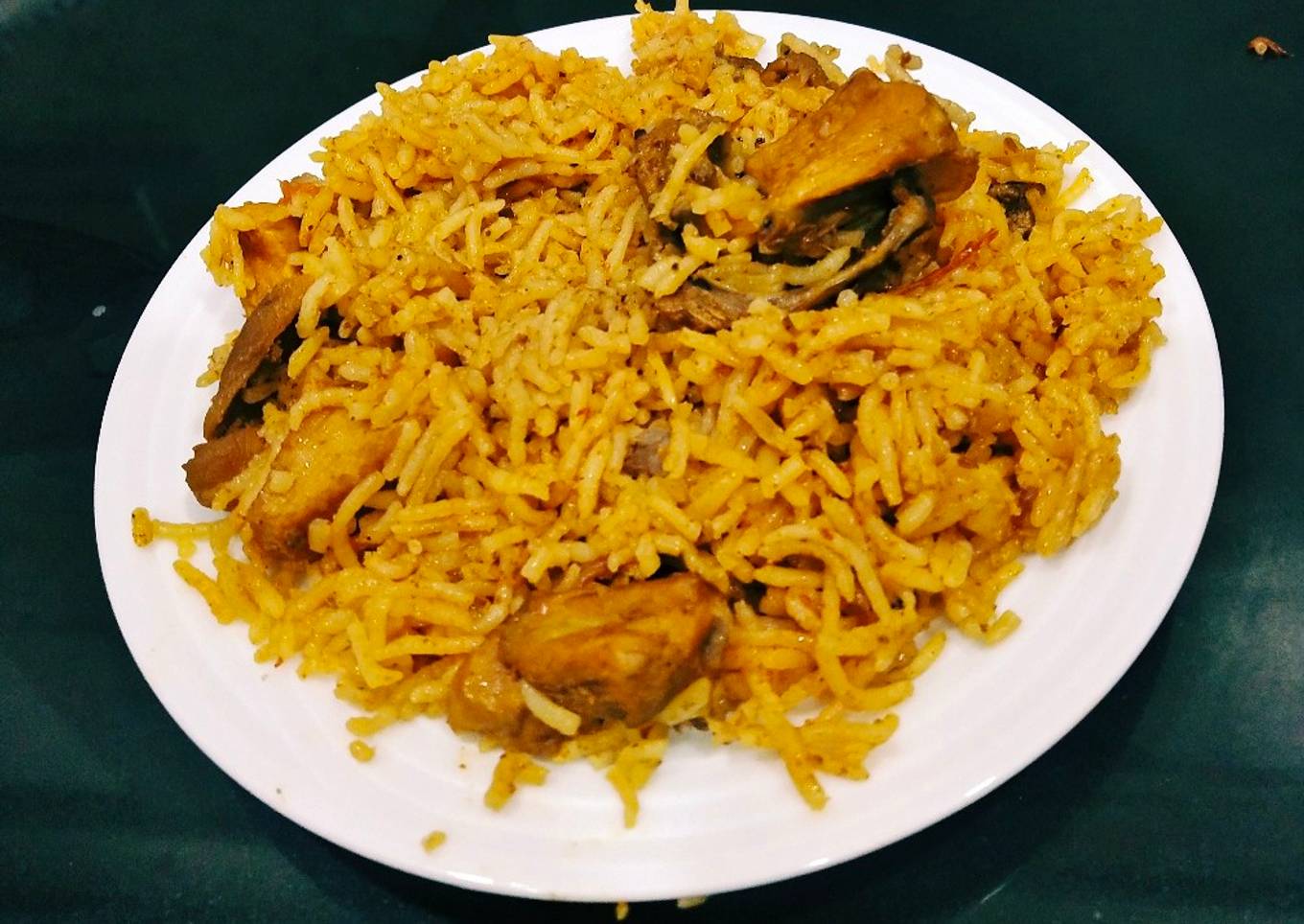 Leftover Chicken Curry Pulao