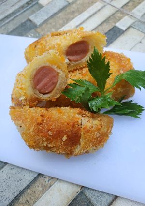 Foto resep Roti Gulung Isi Sosis