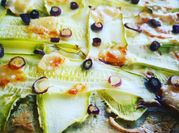 Une photo de tarte courgette