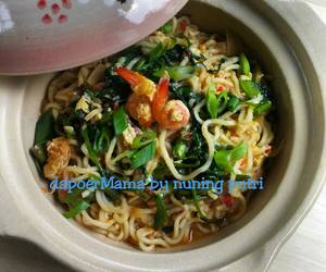Siap Saji 28 Mie Kangkung Udang Kuah Merah Ala Warteg
