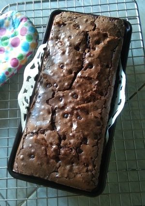 Foto resep Fudgy Brownies (Brownies Panggang) Takaran sendok