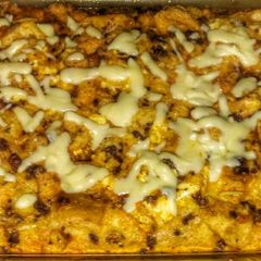 Chorizo Manchego Strata A picture of Chorizo Manchego Strata.
