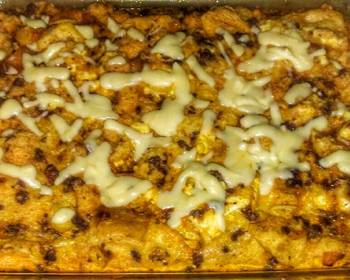 The New Way Making Recipe Chorizo Manchego Strata Home Style