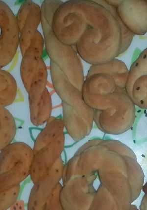 صورة لوصفة بسكويت مالح بنكهات