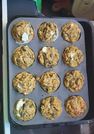 Una foto de Muffins salados con sobras