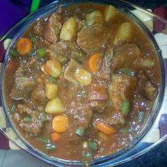 A picture of Beef stew.