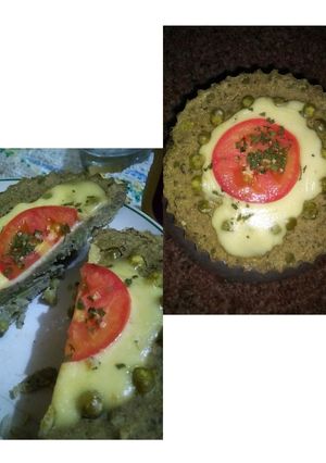 Una foto de Mini Tortilla de arvejas vegana!