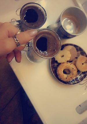 صورة لوصفة قهوه بدون سكر🤤😍