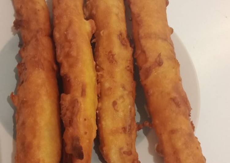 Resep Baru Pisang tanduk goreng crispy Sedap Nikmat