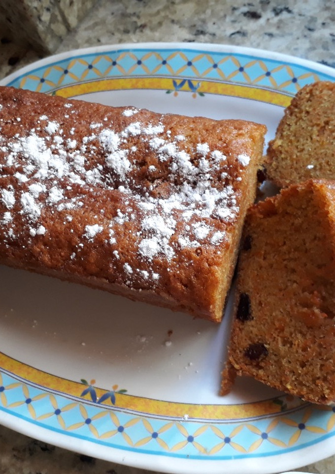 Una foto de Delicioso budín de zanahoria