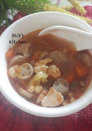 Foto resep Sop Merah Segar Simpel