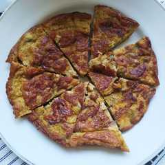Dadar telor bumbu rendang রেসিপির প্রধান ছবি