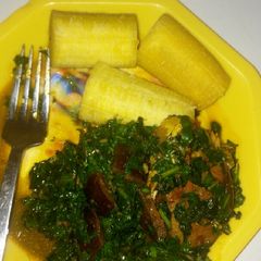 A picture of Trinity green veggies sauce.
