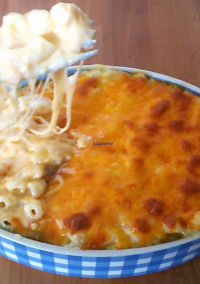 Mac and cheese (sajtos tészta) recept recept fotója