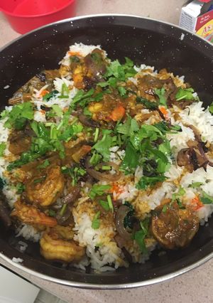 A picture of Shrimp/Prawn Biryani#mycookbook.