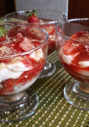 Epres pohárkrém #3fix recept fotója