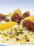 Risotto Tonno e Arancia con Granella di Pistacchi