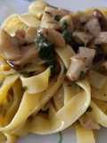 Fettuccine with Porcini Mushroom Sauce