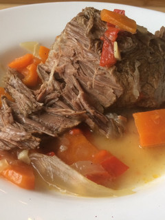 Una foto de Carne mechada para cortar con el tenedor