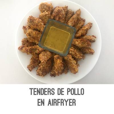Tenders de Pollo en AirFryer Receta de Veronica Mudadel- Cookpad