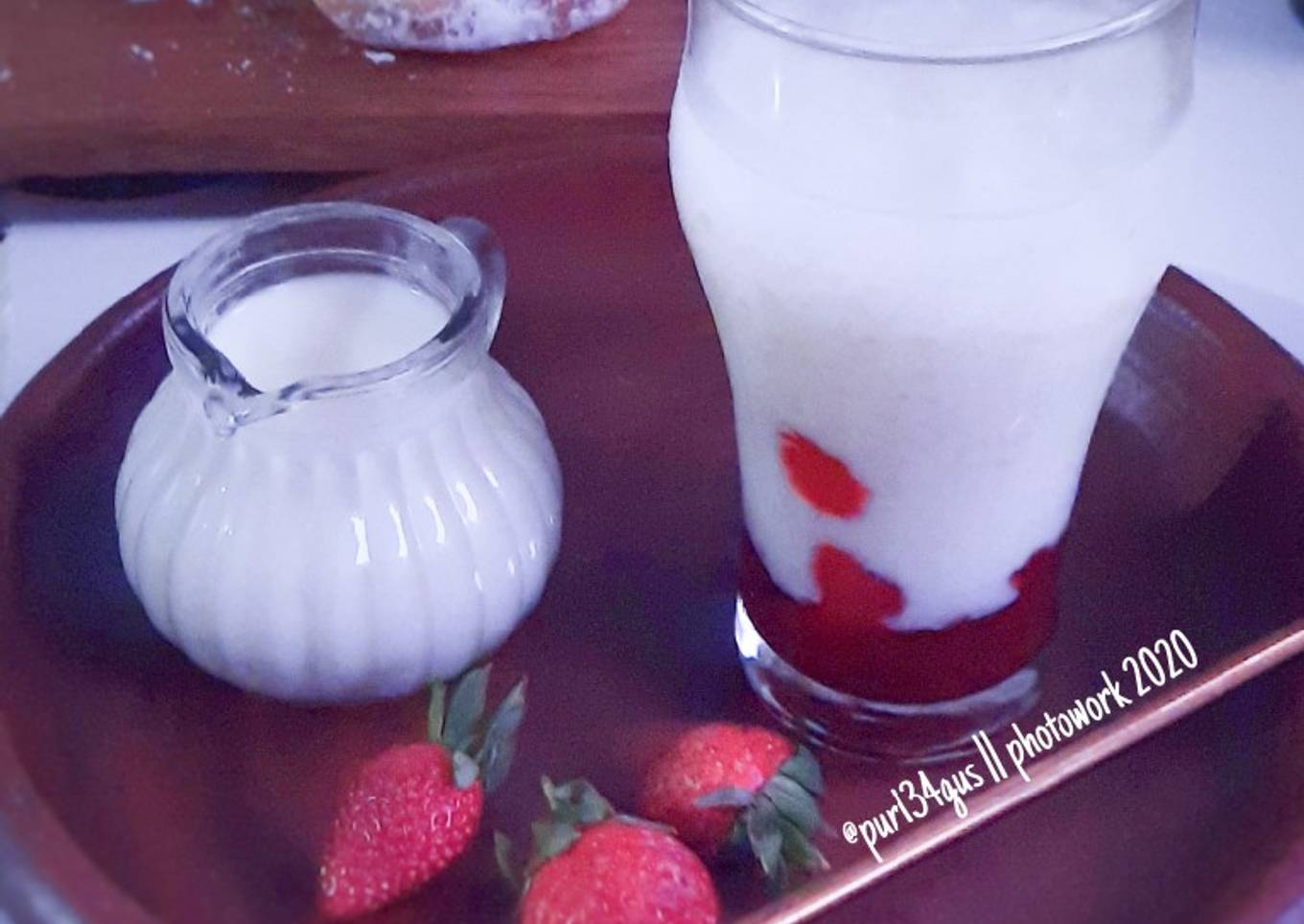 Korean Strawberry Milk