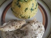 Una foto de cuscús pollo al curry
