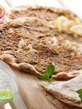 Open-faced meat pies - lahem bi ajeen