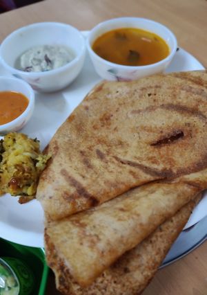 A picture of Moong Dal Dosa.
