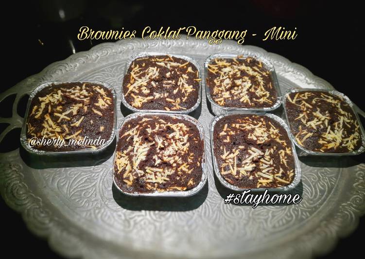 Brownies Coklat Panggang (DCC+HILO Belgian Chocolate Milk)