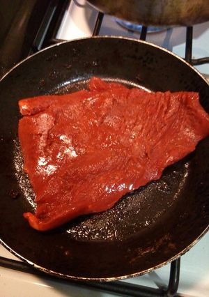 Una foto de Cecina enchilada