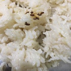 A picture of Plain rice.