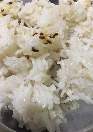 A picture of Plain rice.