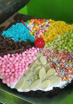 Foto resep Pizza brownis 2 telur