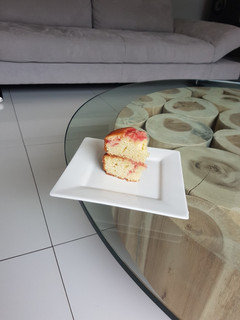 A picture of Mud Cake with Glaze.