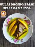 Gulai Daging Salai Bersama Mangga