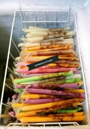 Foto resep Es pensil aneka rasa