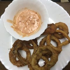 A picture of Onion rings.