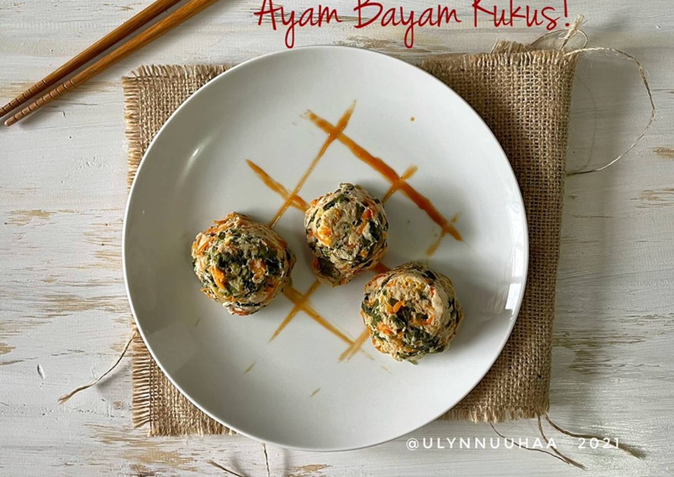 Ayam Bayam Kukus!