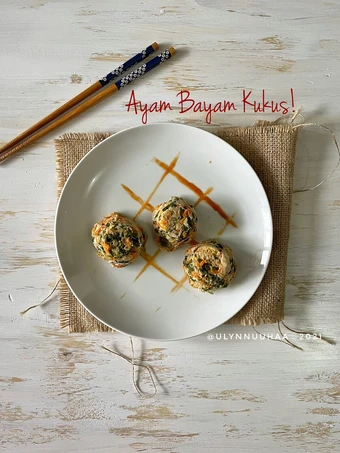 Cara Mudah Membikin Resep  Ayam Bayam Kukus! yang Lezat, Enak Banget