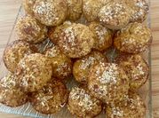 Une photo de petit gâteau healthy