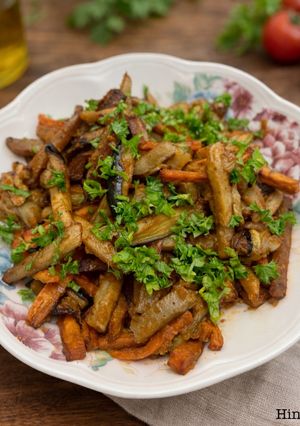 A picture of Libyan Jardina Salad (Long-Cut Vegetable Salad).