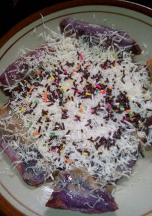 Foto resep Goreng girang telo ungu