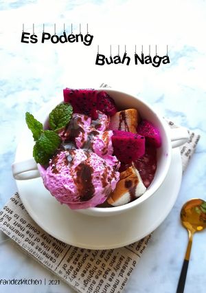 Foto resep Es Podeng Buah Naga